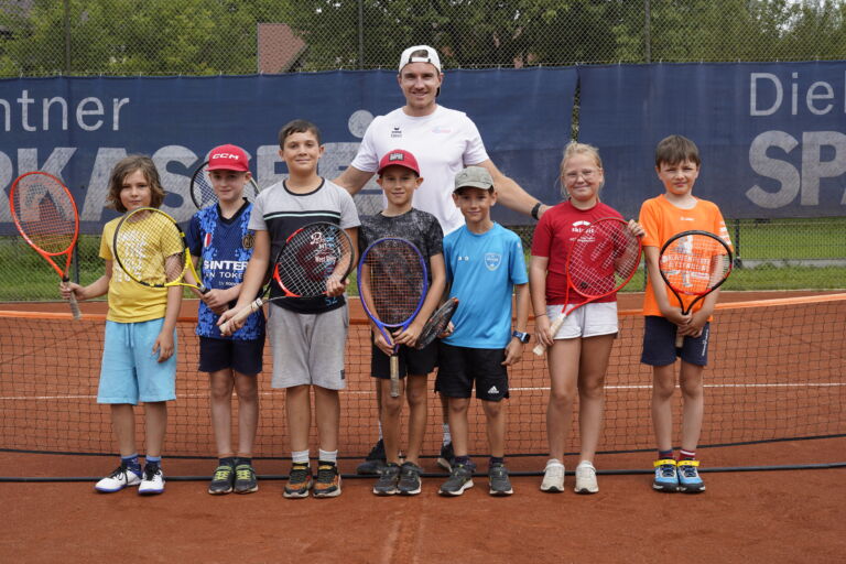 Sommersportwoche Tennis rot & orange