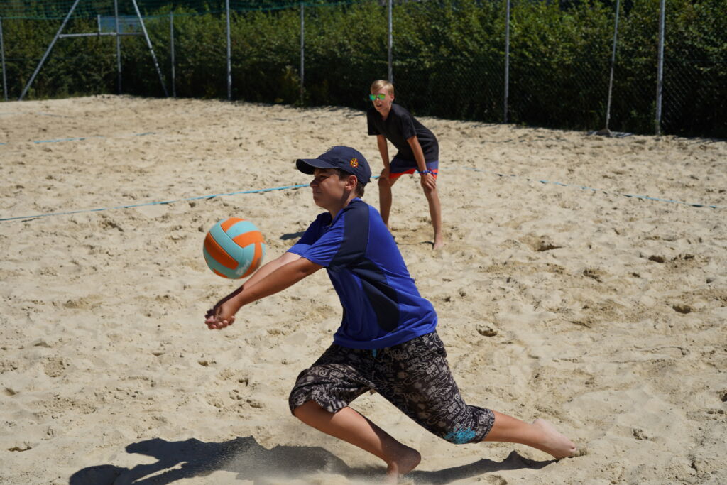 Annahme Beachvolleyball