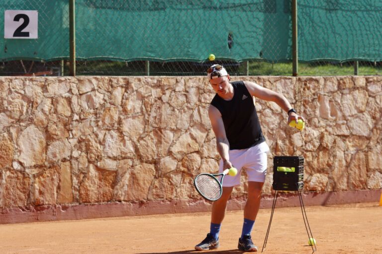 Sparring-Tennisstunde