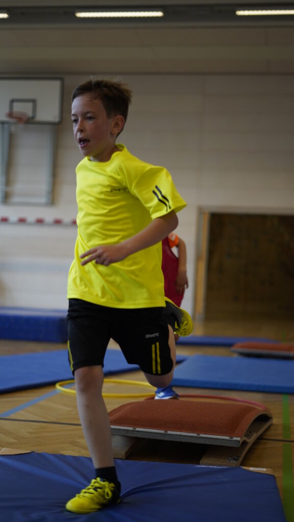 Sprünge mit präzisen Landungen